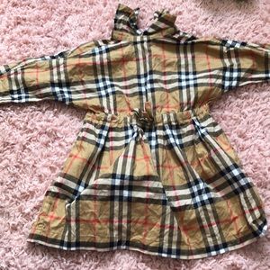 Vintage Check Cotton Drawcord Dress